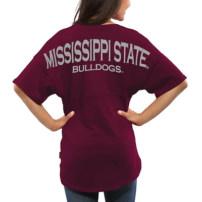 Mississippi State Bulldogs Spirit Jersey Oversized T-Shirt