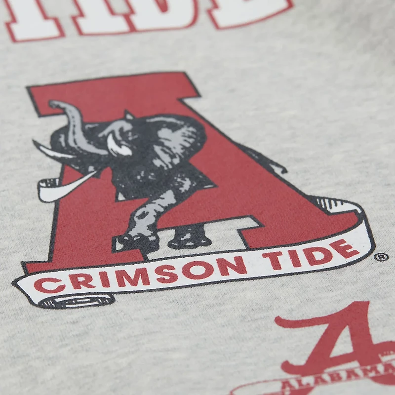 Mitchell  Ness Alabama Crimson Tide All Over Print Sweatshirt