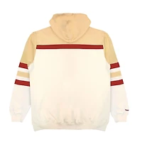 Mitchell  Ness Alabama Crimson Tide Big Tall Head Coach Pullover Hoodie