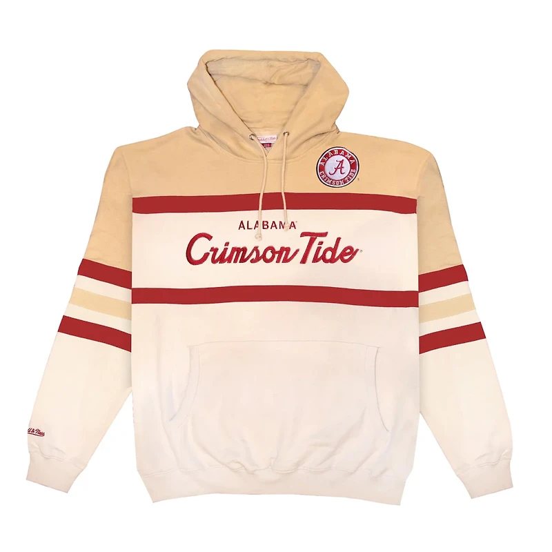 Mitchell  Ness Alabama Crimson Tide Big Tall Head Coach Pullover Hoodie