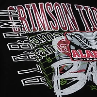 Mitchell  Ness Alabama Crimson Tide Half Time Fleece Crewneck Sweatshirt