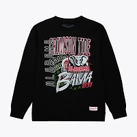 Mitchell  Ness Alabama Crimson Tide Half Time Fleece Crewneck Sweatshirt