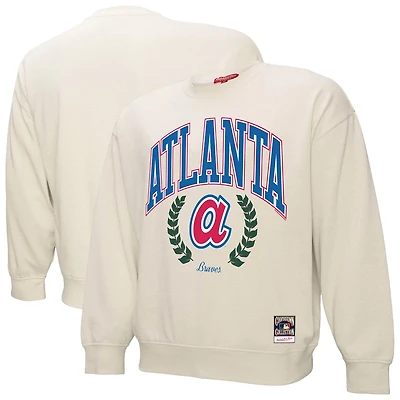Mitchell  Ness Atlanta Braves Cooperstown Collection Laurel Pullover Sweatshirt