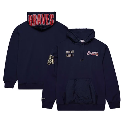 Mitchell  Ness Atlanta Braves Team OG 20 Current Logo Pullover Hoodie