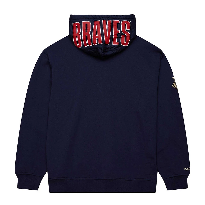 Mitchell  Ness Atlanta Braves Team OG 20 Current Logo Pullover Hoodie