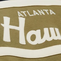 Mitchell  Ness Black Atlanta Hawks Double Clutch Head Coach Hoodie