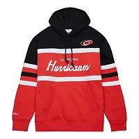 Mitchell  Ness Black Carolina Hurricanes Head Coach Pullover Hoodie