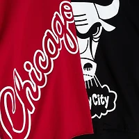 Mitchell  Ness Black Chicago Bulls Big Face 50 Pullover Sweatshirt