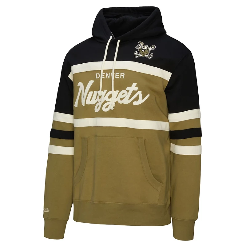 Mitchell  Ness Black Denver Nuggets Double Clutch Head Coach Hoodie