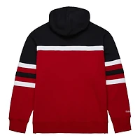 Mitchell  Ness Black Detroit Wings Head Coach Pullover Hoodie