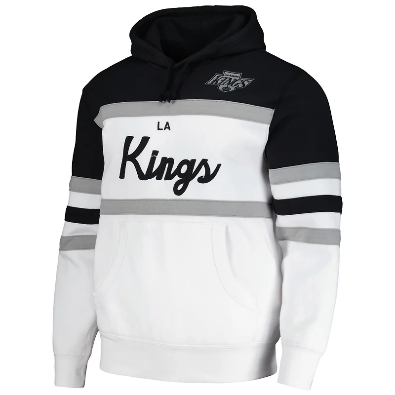 Mitchell  Ness Black Los Angeles Kings Head Coach Pullover Hoodie