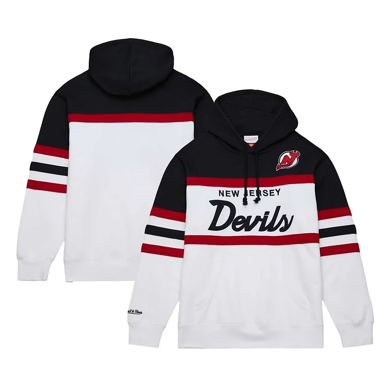 Mitchell  Ness Black New Jersey Devils Head Coach Pullover Hoodie
