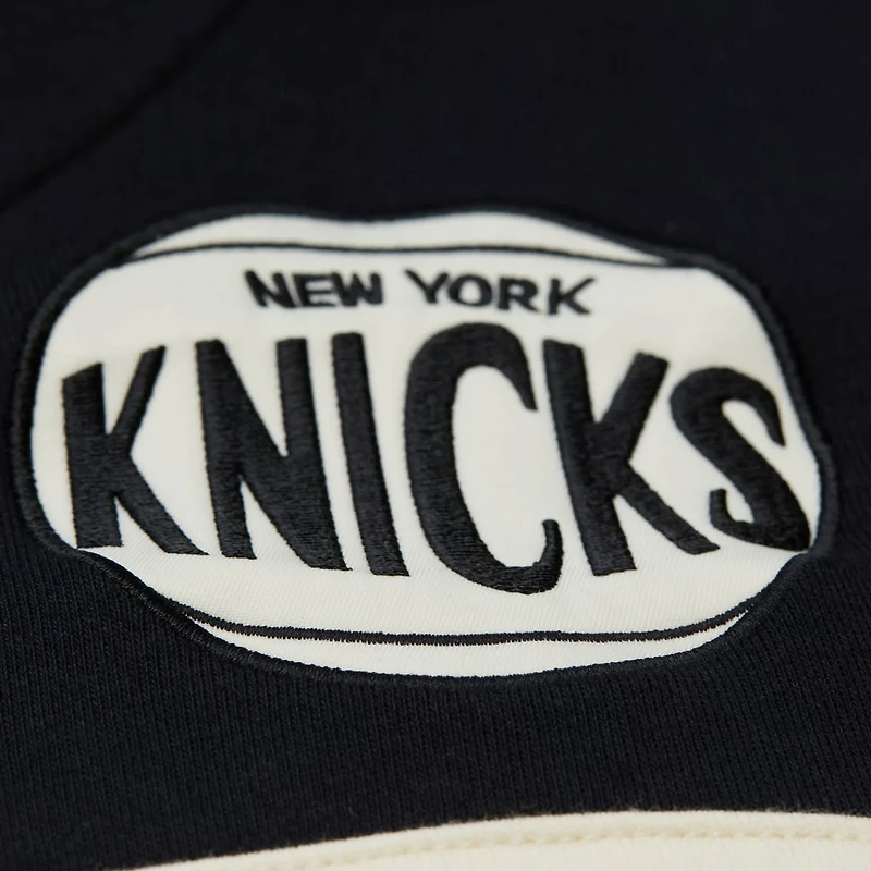 Mitchell  Ness Black New York Knicks Double Clutch Head Coach Hoodie
