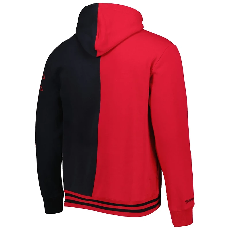 Mitchell  Ness Black Portland Trail Blazers Hardwood Classics Split Pullover Hoodie