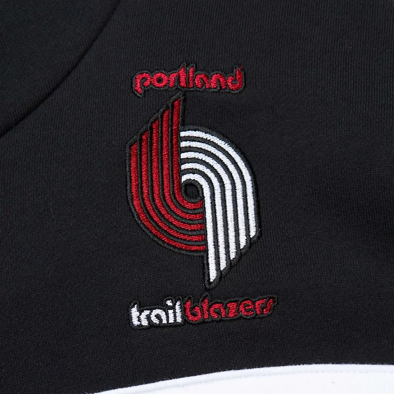 Mitchell  Ness Black Portland Trail Blazers Head Coach Pullover Hoodie