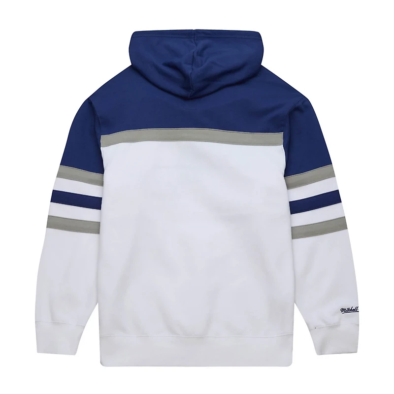 Mitchell  Ness Blue Tampa Bay Lightning Head Coach Pullover Hoodie