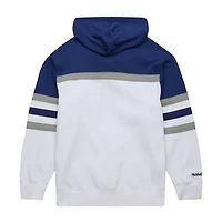 Mitchell  Ness Blue Tampa Bay Lightning Head Coach Pullover Hoodie
