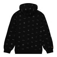 Mitchell  Ness Boston Bruins 100th Anniversary Allover Print Pullover Hoodie