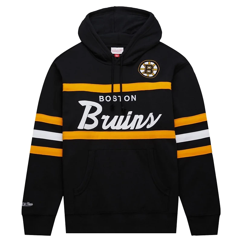 Mitchell Ness Boston Bruins Head Coach Pullover Hoodie