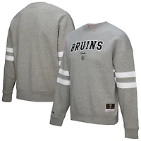Mitchell  Ness Boston Bruins Logo Lightweight Pullover Sweatshirt