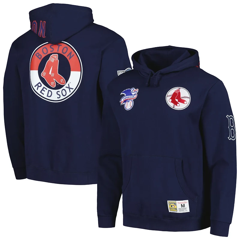 Mitchell  Ness Boston Red Sox City Collection Pullover Hoodie