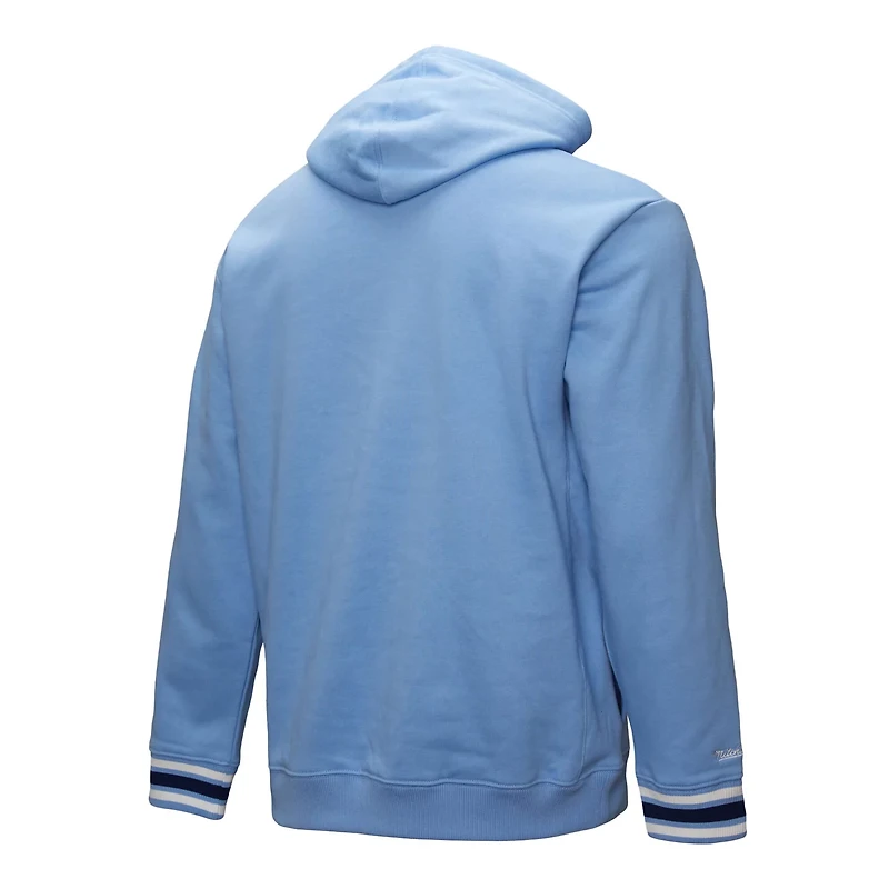 Mitchell Ness Carolina North Carolina Tar Heels Chainstich Fleece Pullover Hoodie