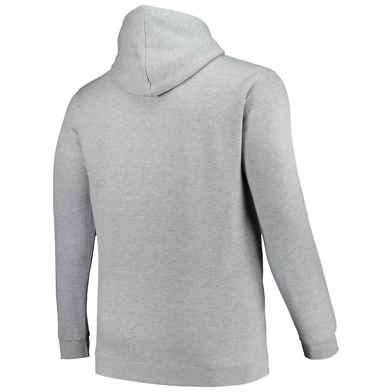 Mitchell  Ness Charlotte Hornets Hardwood Classics Big Tall Pullover Hoodie