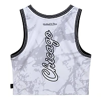 Mitchell  Ness Chicago Bulls Hardwood Classics Marble Cropped Tank Top