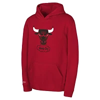 Mitchell  Ness Chicago Bulls Retro Logo Pullover Hoodie