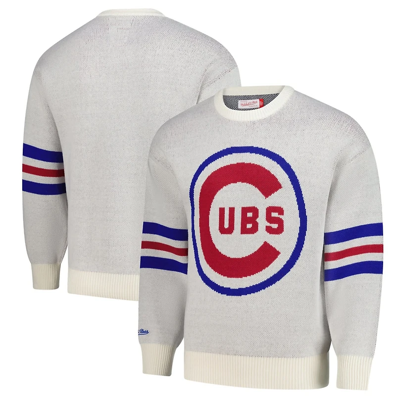 Mitchell  Ness Chicago Cubs Retro Pullover Sweater