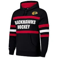 Mitchell  Ness Chicago hawks Head Coach Slogan Pullover Hoodie