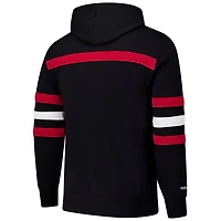 Mitchell  Ness Chicago hawks Head Coach Slogan Pullover Hoodie