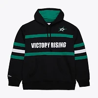 Mitchell  Ness Dallas Stars Head Coach Slogan Pullover Hoodie