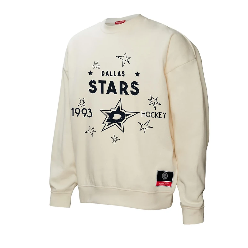 Mitchell  Ness Dallas Stars Logo 30 Pullover Sweatshirt