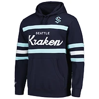 Mitchell  Ness Deep Sea Seattle Kraken Head Coach Pullover Hoodie