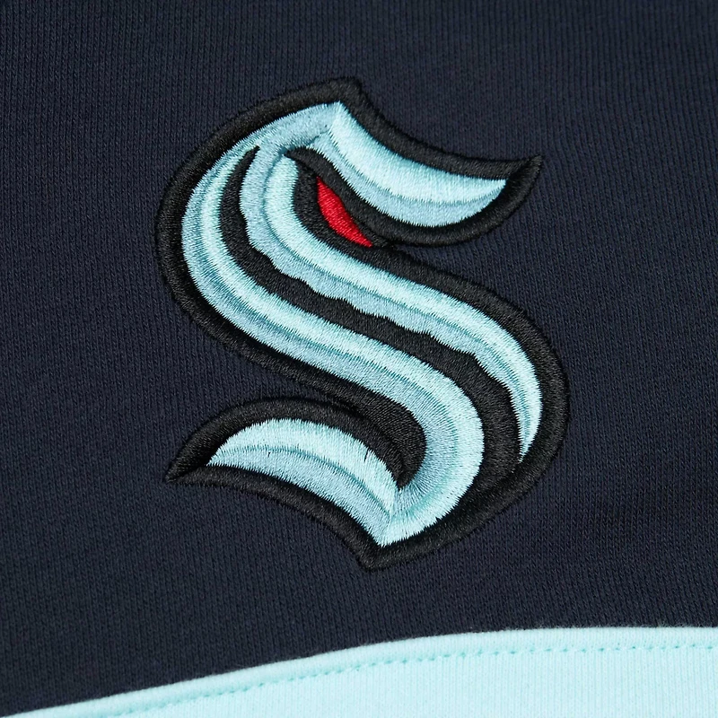 Mitchell  Ness Deep Sea Seattle Kraken Head Coach Pullover Hoodie