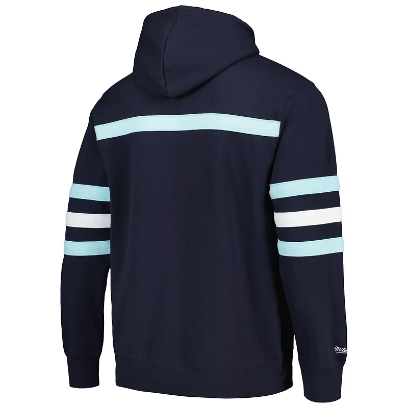 Mitchell  Ness Deep Sea Seattle Kraken Head Coach Pullover Hoodie