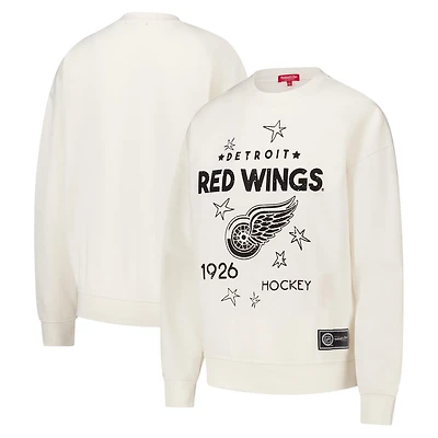 Mitchell  Ness Detroit Red Wings Logo 30 Pullover Sweatshirt