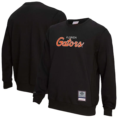 Mitchell  Ness Florida Gators Elite Script Pullover Sweatshirt