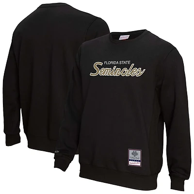 Mitchell  Ness Florida State Seminoles Elite Script Pullover Sweatshirt