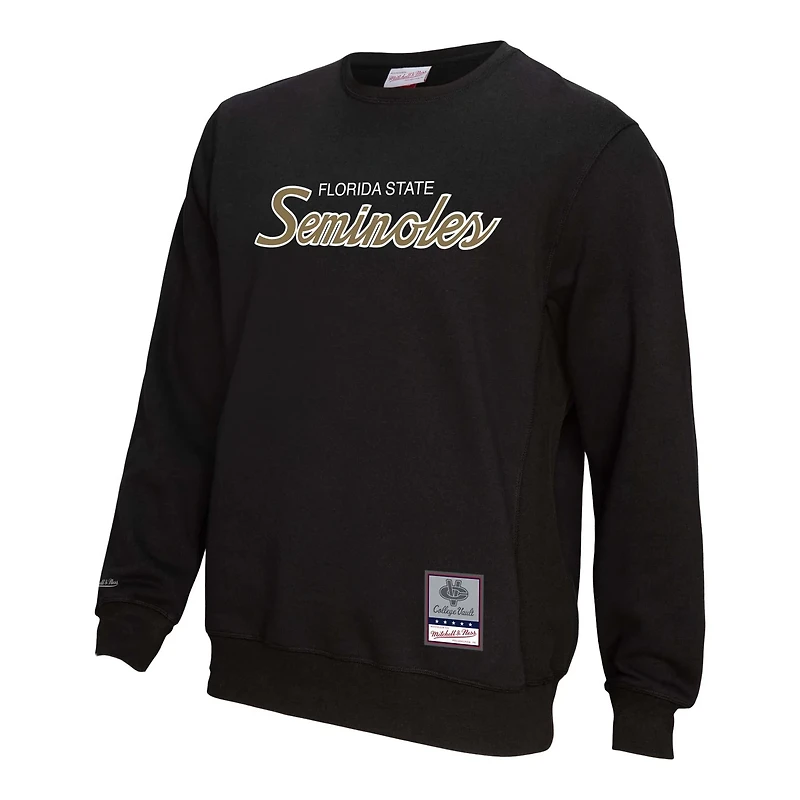 Mitchell  Ness Florida State Seminoles Elite Script Pullover Sweatshirt