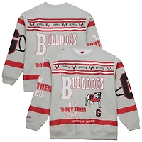 Mitchell  Ness Georgia Bulldogs All Over Print Sweatshirt