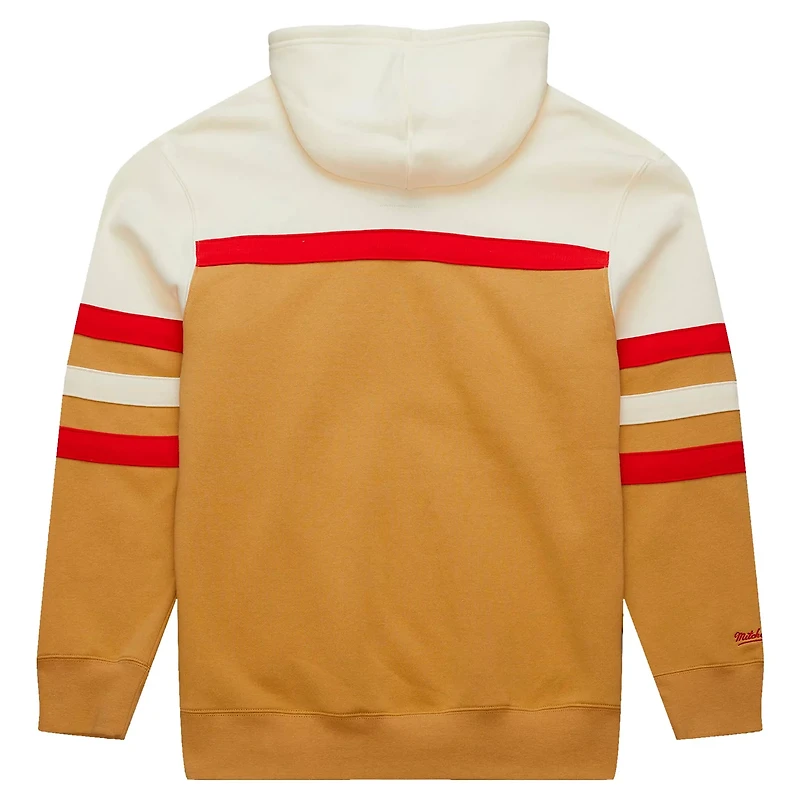 Mitchell  Ness Georgia Bulldogs Big  Tall Head Coach Pullover Hoodie