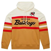 Mitchell  Ness Georgia Bulldogs Big  Tall Head Coach Pullover Hoodie