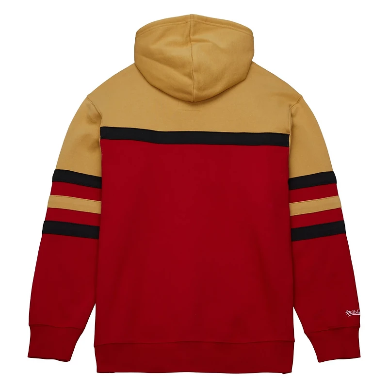 Mitchell  Ness /Gold Chicago Bulls Head Coach Pullover Hoodie
