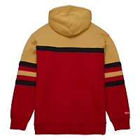 Mitchell  Ness /Gold Chicago Bulls Head Coach Pullover Hoodie