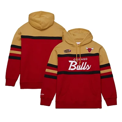 Mitchell  Ness /Gold Chicago Bulls Head Coach Pullover Hoodie