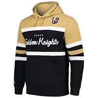 Mitchell  Ness Gold Vegas Golden Knights Head Coach Pullover Hoodie