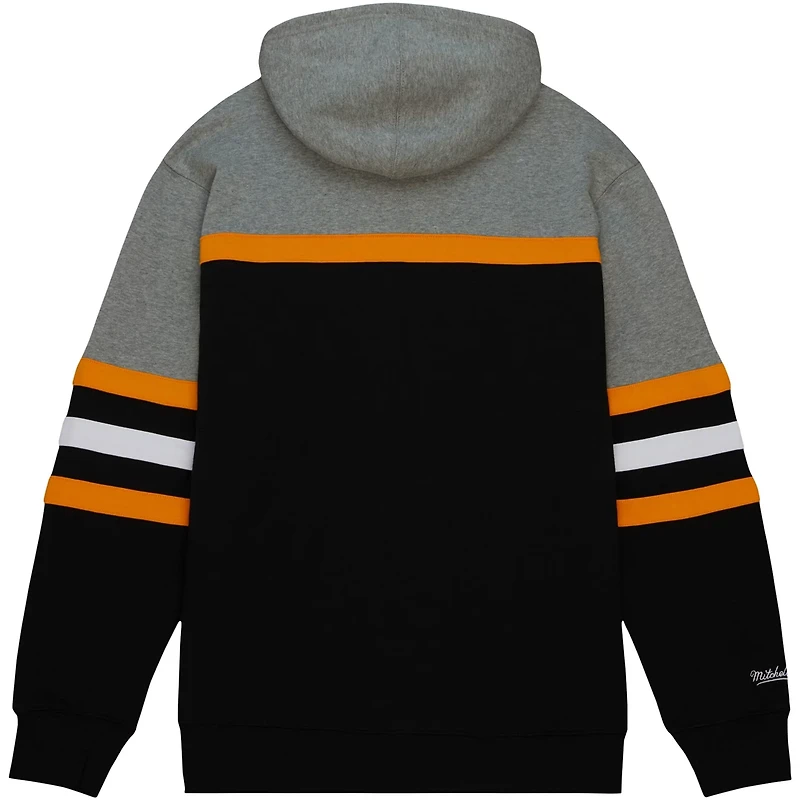 Mitchell  Ness Gray Boston Bruins Head Coach Pullover Hoodie