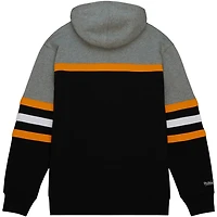 Mitchell  Ness Gray Boston Bruins Head Coach Pullover Hoodie